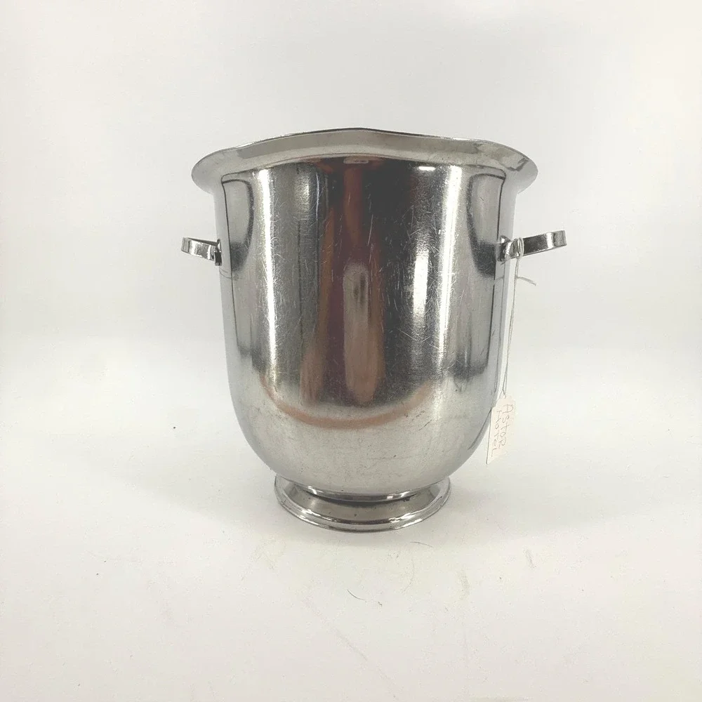 Vintage Ice Bucket Large Silver‎ Hotel Astor Barware Historic New York History